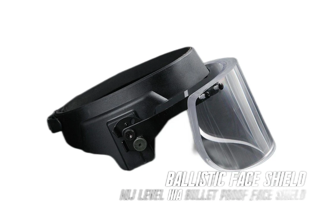 Ballistic Glass Visor Bullet Proof Face Mask for Helmet LVL Iiia 3A