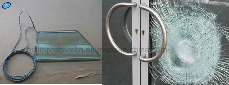 Strongest Glazing Material Glass+Polycarbonate (PC) Ballistic Bulletproof Resistant Glass