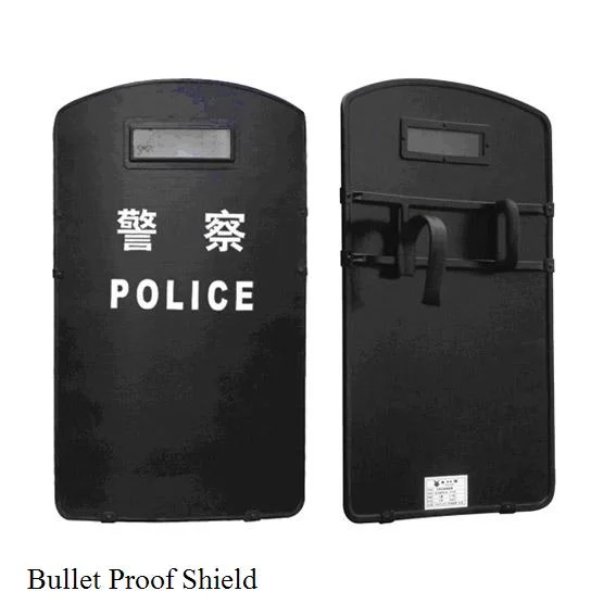 Handheld Ballistic Bulletproof Shield for Security Personnel Defense